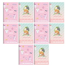 ibis 小學纖薄國語筆記本 10格 2款 x 5入組, 1套, 自拍, 籃子