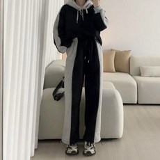 MEICHEL 女款 Melining 運動連帽T恤 + 長褲套裝 11535