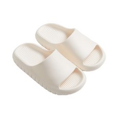 UTUNE 調優軟糖拖鞋 奶油白 柔軟舒適居家室內拖鞋, 1雙, 23