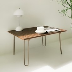 S&Design 木紋和室折疊桌, 棕色