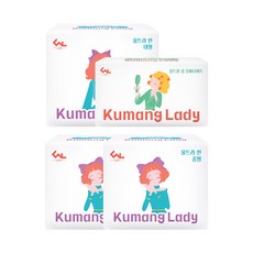 Kumang 超薄衛生棉 M號 14入*2組+超薄衛生巾護 L號 翼型 12入+超長夜用衛生棉 護翼型 6入, 1套