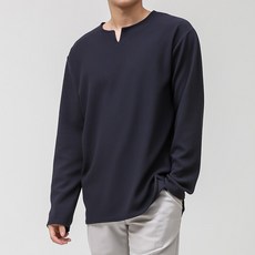 DANGOON 男款V領防皺長袖T恤 LWT118