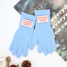 Bidangil 兒童 Ssoi 防寒指孔針織手套