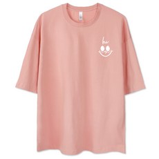 벤힛 남녀공용 HI 오버핏 반팔티셔츠
