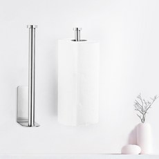 不鏽鋼廚房紙巾架, 單一顏色, 1個