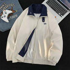 The Flow Commerce 男士春秋翻領防風外套