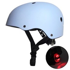 AMOLRIGHT 尾燈城市頭盔 AMH02, 淡藍色