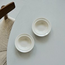 윤도자기 메종오브제 코지 찬기 소, Oat, 2개
