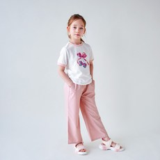 마리앤모리 아동용 샤이닝 체리 팬츠 상하의 세트
