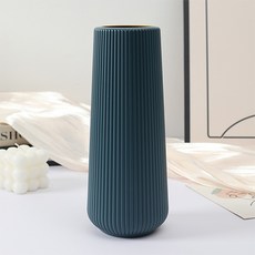 더플로우커머스 노르딕 심플 매트 인테리어 장식 화병, 블루