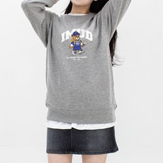 험블스튜디오 여성용 IMUD 곰돌이 프린팅 맨투맨 IMUD_25