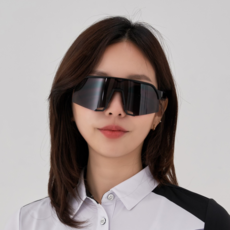 比安 亞洲版型日常運動護目鏡, 黑色, 1個