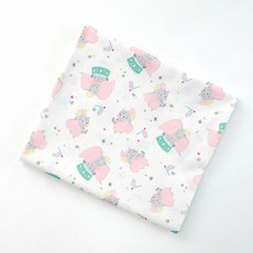 COTTONVILL 迪士尼30支棉質布料 小飛象款, 小飛象甜蜜的一天, 1個