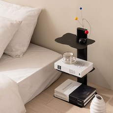 LISENT 城市迷你書塔立式書架, 1個, 黑色