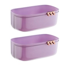 American Road Minute 壁掛式廚房收納籃 RK1839, 2個, 紫色