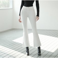 와르 여성용 표준/짧은 기장 부츠컷 팬츠