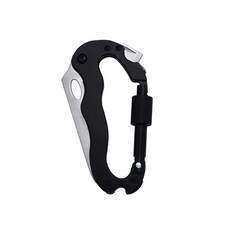 Lifebag 戶外多功能登山扣 01, 黑色