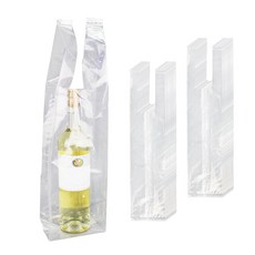 Best Pack 直立式透明塑膠紅酒提袋, 200個