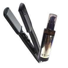 그리에이트 티타늄 매직미러2 매직기 L 41mm + 브이투파이브 V5 헤어오일 100ml 세트, 블랙