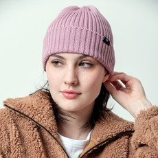 LIBERO 남녀공용 엘리오 아웃도어 메리노울 비니, 라이트핑크