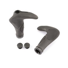 VLLU Ergon 桿端鎖定手柄 G232, 黑色的, 1套