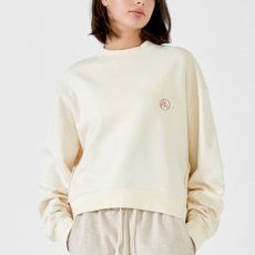 MUEVE 休閒寬鬆半短版大學T 2283-0000-031