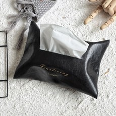 레더 티슈 커버, 블랙