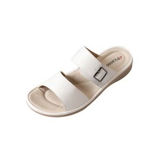 Picaso 여성용 폭신폭신 발편한 수제 버클 밴딩 슬리퍼