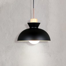 삼성인테리어조명 레트로 LED 팬던트 조명, 블랙