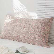 Casastory 花朵靠墊套, 粉紅色