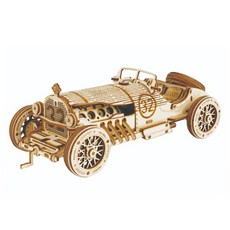 Robotime MC401 V8 Grand Prix Car V8 大獎賽 DIY 汽車, 單一顏色, 1個