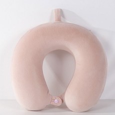 몬드스팟 걸이식 보관 베이직 U자형 목베개 MO758, 핑크