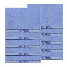 송월타월 포모스 뉴 스포츠타올 80g 20수 면사, 스카이, 10개
