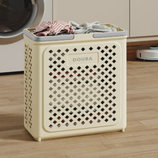 Paradiso Mood Roll Light Fold 可折疊多用途收納洗衣籃 固定型, 香草色
