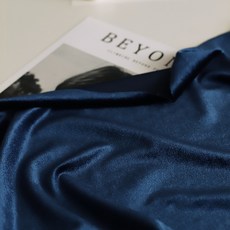 彈力素色天鵝絨布, 13 午夜藍