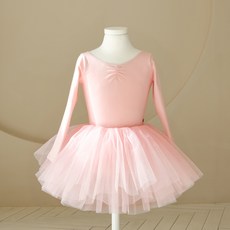 兒童芭蕾舞 幼兒芭蕾舞衣 按扣式緊身連衣褲 + 紗裙套裝