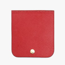 byhands 素色鍍金皮包材料, 1個, 深紅色