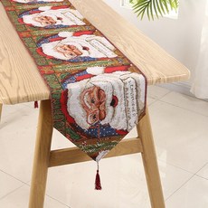 Sonio 可愛聖誕桌旗, 180 x 33 cm, 1個, 14 聖誕老人