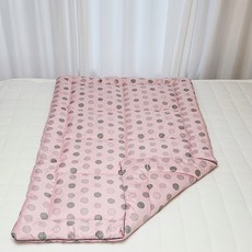 아띠블랑 순면 아기 차렵이불, 핑크솔루나