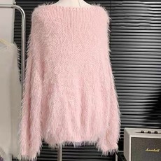 닷이프 여성용 루즈핏 롱 니트