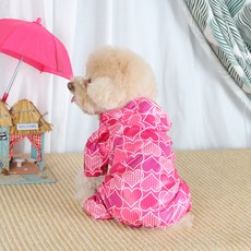 AMYLOVESPET 狗狗CH重點雨衣, 愛心