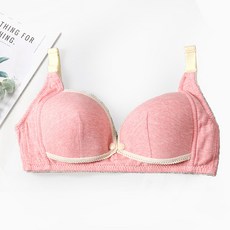 下襬蕾絲線條哺乳內衣