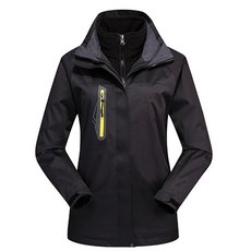 여성용 아웃도어 자켓 분리형 폴라폴리스 라이너 방수 방풍 등산 자켓 JY271