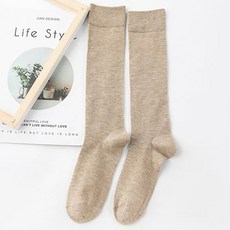 高爾夫及膝襪, 卡其色, 1個