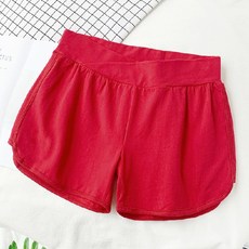 星星開衩線條休閒運動孕婦短褲