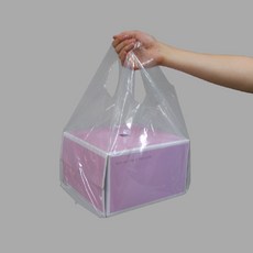 PE 蛋糕盒塑膠袋 2號, 50個, 1入
