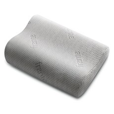 frante 可機洗記憶棉頸椎枕, 1個, 灰色