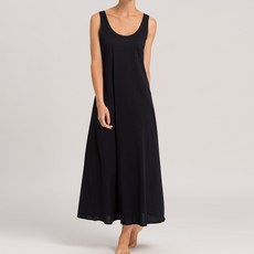 한로 여성용 통기성 코튼 디럭스 민소매 나이트 드레스 130cm 77951