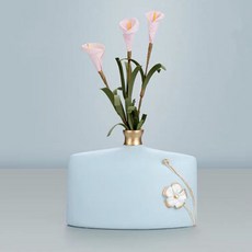 JHCOMPANY 粉彩花瓶擺飾 C款, 藍色
