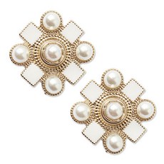 ButtonKing 瑪瑙鈕扣 25mm, 金色, 2個